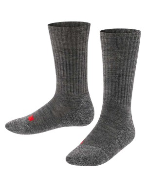 Falke Active Warm Socks Sokken Kinderen Grijs | FXE-754190