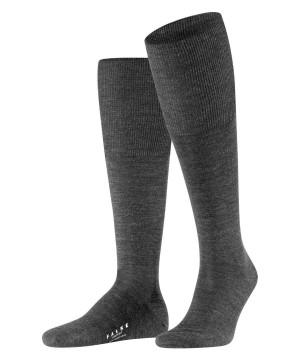 Falke Airport Knee-high Socks Sokken Heren Grijs | XTL-304216