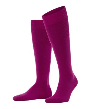 Falke Airport Knee-high Socks Sokken Heren Roze | ICK-087435