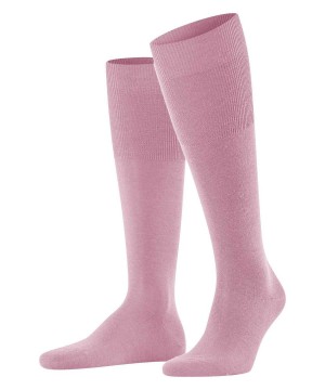 Falke Airport Knee-high Socks Sokken Heren Roze | RIU-091254