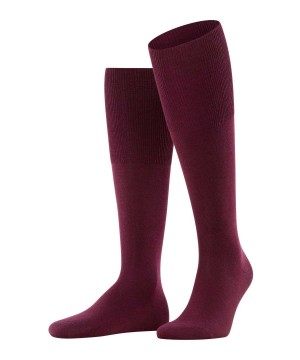 Falke Airport Knee-high Socks Sokken Heren Rood | RKZ-069152