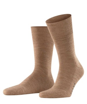 Falke Airport Plus Socks Sokken Heren Bruin | ANM-872546