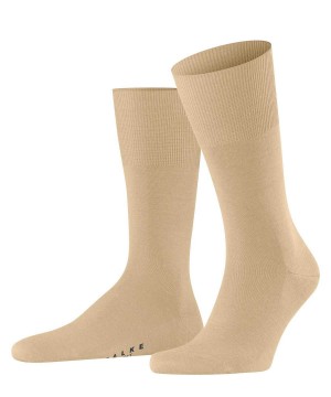 Falke Airport Socks Sokken Heren Beige | YRD-548319