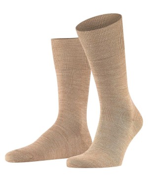 Falke Airport Socks Sokken Heren Bruin | XWZ-084651