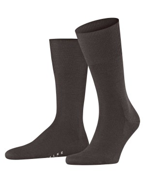 Falke Airport Socks Sokken Heren Bruin | ZSE-520917