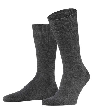 Falke Airport Socks Sokken Heren Grijs | BCQ-728610