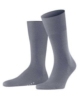 Falke Airport Socks Sokken Heren Grijs | WXD-395846