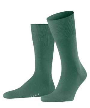 Falke Airport Socks Sokken Heren Groen | ZBU-501786