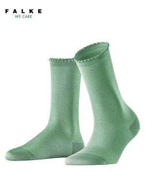 Falke Bold Dot Socks Sokken Dames Groen | UFC-324910