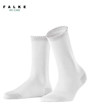 Falke Bold Dot Socks Sokken Dames Wit | OFN-165327