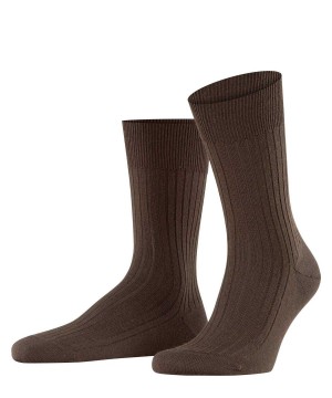 Falke Bristol Pure Socks Sokken Heren Bruin | TSQ-593128