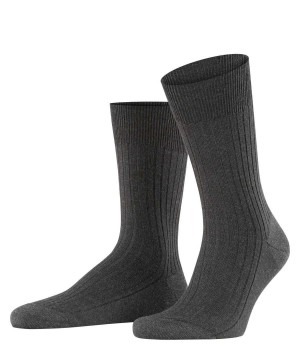 Falke Bristol Pure Socks Sokken Heren Grijs | TOW-854963