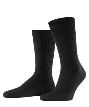 Falke Bristol Pure Socks Sokken Heren Zwart | LIJ-102573