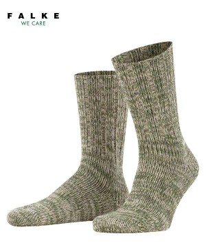 Falke Brooklyn Boot socks Sokken Heren Groen | IMY-764283