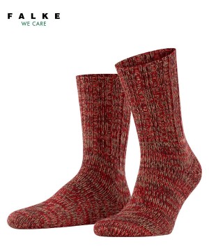 Falke Brooklyn Boot socks Sokken Heren Rood | MIG-285769