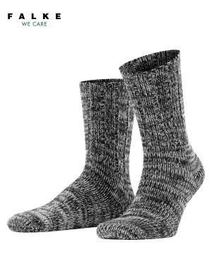 Falke Brooklyn Boot socks Sokken Heren Zwart | IYX-675394