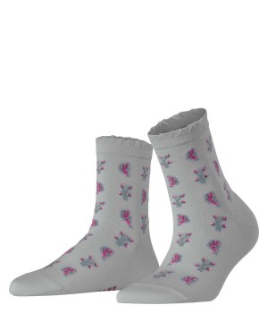 Falke Bucolic Short sock Sokken Dames Grijs | ZIU-394527