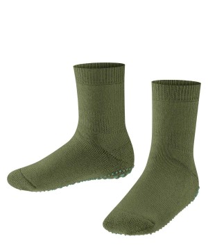 Falke Catspads House socks Sokken Kinderen Groen | KWM-217806