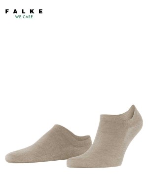 Falke ClimaWool Invisibles No Show Socks Heren Beige | VMZ-974201