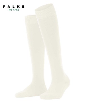 Falke ClimaWool Knee-high Socks Sokken Dames Wit | KCY-613875