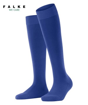 Falke ClimaWool Knee-high Socks Sokken Dames Blauw | PBH-648907