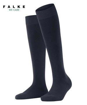 Falke ClimaWool Knee-high Socks Sokken Dames Blauw | LYC-548276