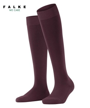 Falke ClimaWool Knee-high Socks Sokken Dames Rood | QNI-358710