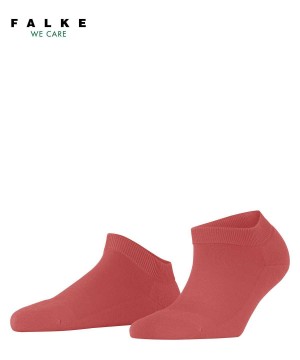 Falke ClimaWool Sneaker socks Sokken Dames Rood | IMJ-296174