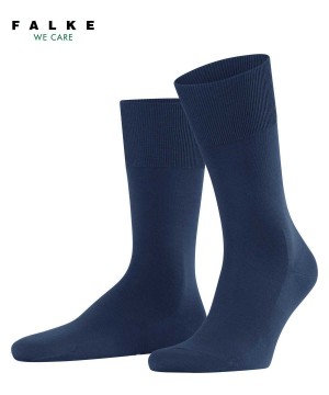 Falke ClimaWool Socks Sokken Heren Blauw | XGH-318457