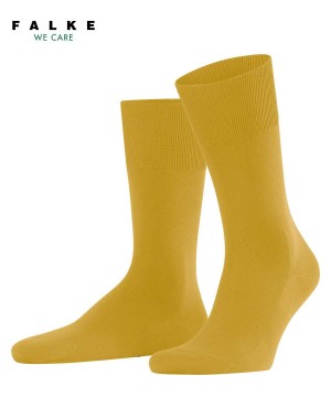 Falke ClimaWool Socks Sokken Heren Geel | LTY-356179