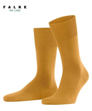 Falke ClimaWool Socks Sokken Heren Geel | HNG-360571