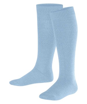 Falke Comfort Wool Knee-high Socks Sokken Kinderen Blauw | JZH-425960