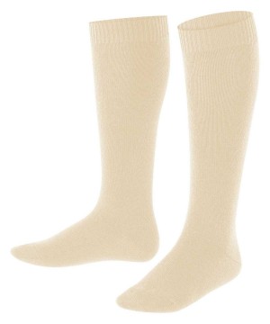 Falke Comfort Wool Knee-high Socks Sokken Kinderen Beige | SNB-284931