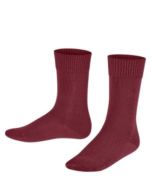 Falke Comfort Wool Socks Sokken Kinderen Rood | UHY-094826