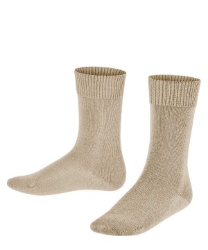 Falke Comfort Wool Socks Sokken Kinderen Beige | PSW-541638