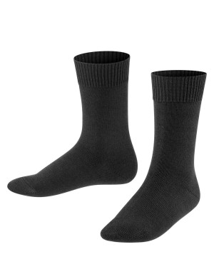 Falke Comfort Wool Socks Sokken Kinderen Zwart | PTV-602195