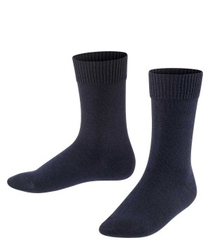 Falke Comfort Wool Socks Sokken Kinderen Blauw | TVL-629430