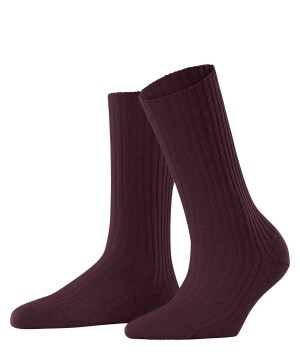 Falke Cosy Wool Boot Socks Sokken Dames Rood | SAJ-780193