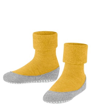 Falke Cosyshoe Minis Slippers House Socks & Slippers Kinderen Geel | IHS-190657