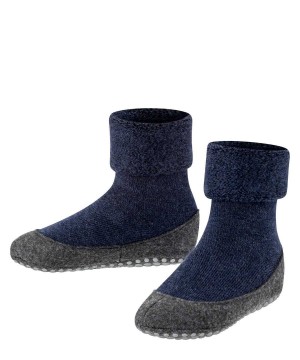 Falke Cosyshoe Teens Slippers House Socks & Slippers Kinderen Blauw | KVW-214076