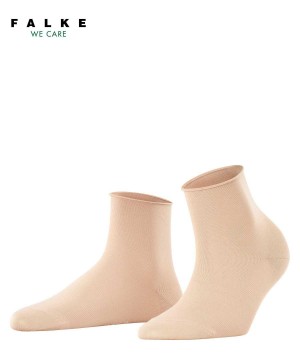 Falke Cotton Touch Short sock Sokken Dames Beige | BIS-057921