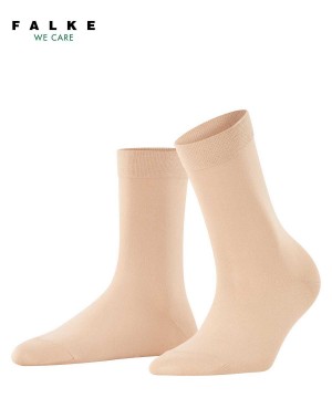 Falke Cotton Touch Socks Sokken Dames Beige | MVR-853102