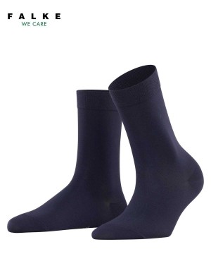 Falke Cotton Touch Socks Sokken Dames Blauw | PUB-963180