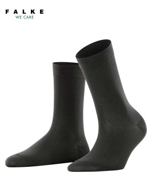 Falke Cotton Touch Socks Sokken Dames Grijs | IVT-807213