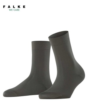 Falke Cotton Touch Socks Sokken Dames Groen | XSI-485719