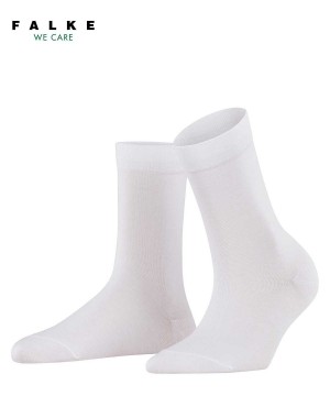 Falke Cotton Touch Socks Sokken Dames Wit | KIU-769431