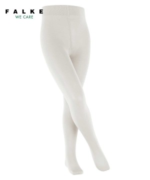 Falke Cotton Touch Tights Tights Kinderen Wit | BPX-524106