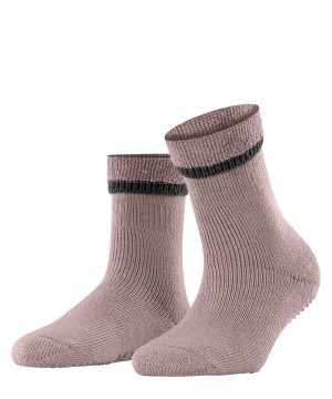 Falke Cuddle Pads House socks Sokken Dames Rood | HEA-073158