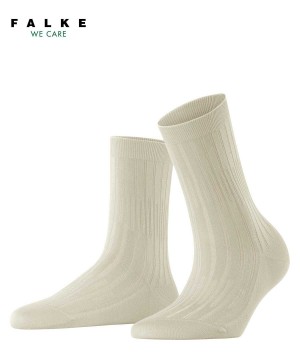 Falke Dash Rib Socks Sokken Dames Beige | PBR-037521