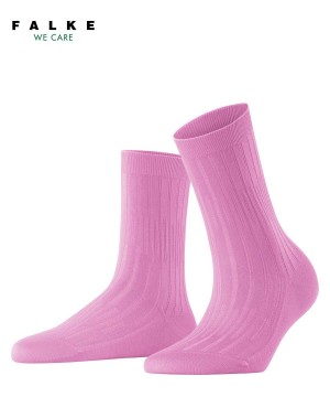 Falke Dash Rib Socks Sokken Dames Rood | YNP-658043